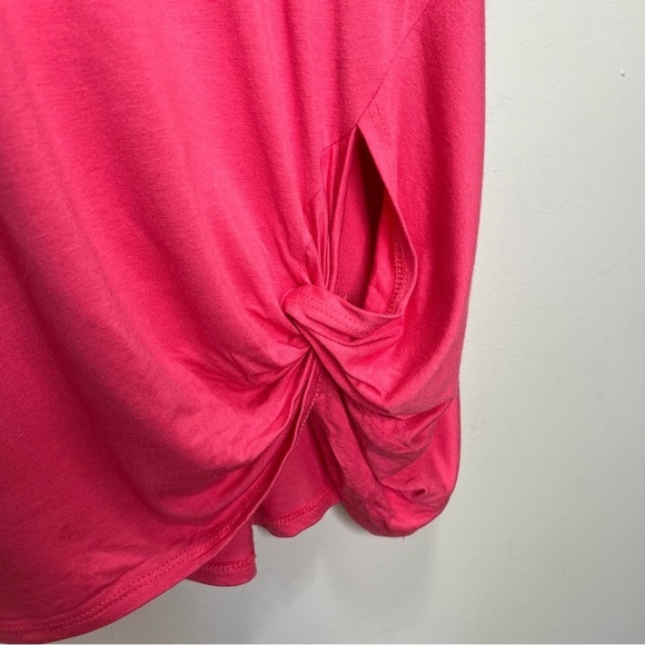 Kim & Cami Pink Cold Shoulder Tshirt Size 1X NWT - Picture 7 of 9